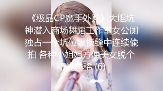 《极品CP魔手外购》大胆坑神潜入商场舞蹈工作室女公厕独占一个坑位隔板缝中连续偸拍 各种小姐姐方便美女脱个精光拉稀 (6)