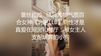 ✿蕾丝拉拉✿极品尤物气质百合女神〖乳名LLB〗同性才是真爱在厨房和餐厅，被女主人支配玩弄的小狗