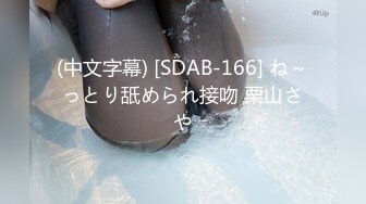 (中文字幕) [SDAB-166] ね～っとり舐められ接吻 栗山さや