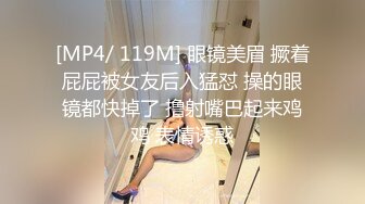 [MP4/ 119M] 眼镜美眉 撅着屁屁被女友后入猛怼 操的眼镜都快掉了 撸射嘴巴起来鸡鸡 表情诱惑