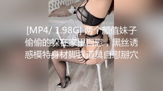 [MP4/ 1.98G] 两个颜值妹子偷偷的躲在家里自慰，黑丝诱惑模特身材脚踩道具自慰掰穴