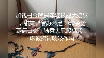 加钱哥今晚操年轻极品大奶妹，甜美型活力十足，69姿势舔逼口交，骑乘大屁股猛顶，床被搞得吱吱作响