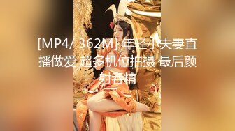 [MP4/ 362M] 年轻小夫妻直播做爱 超多机位拍摄 最后颜射吞精