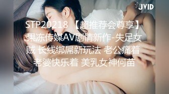 STP20218 【超推荐会尊享】果冻传媒AV剧情新作-失足女贼 长线绑屌新玩法 老公痛着 老婆快乐着 美乳女神何苗