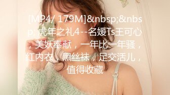 [MP4/ 179M]&nbsp;&nbsp; 虎年之礼4--名媛Ts王可心，美妖奉献，一年比一年骚，红内衣，黑丝袜，足交活儿，值得收藏