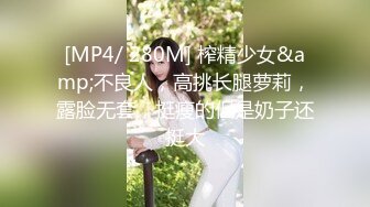 [MP4/ 280M] 榨精少女&amp;不良人，高挑长腿萝莉，露脸无套，挺瘦的但是奶子还挺大